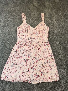 Idyllwind Light Pink Floral Mini Dress